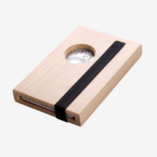 pouzdro na karty Cube - javor