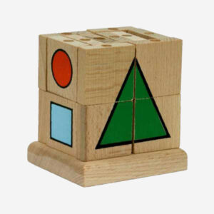 skládací kostka geometrie