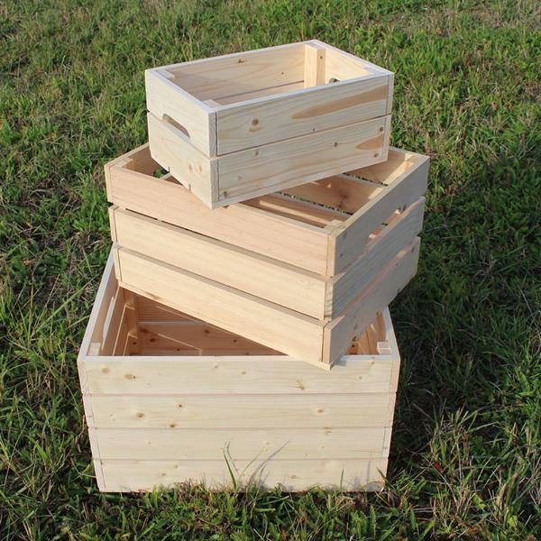 dřevěná bedýnka velká justwood