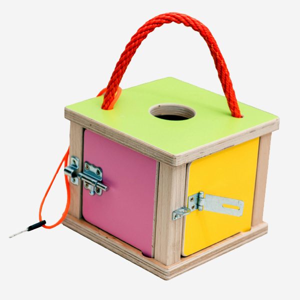 montessori box se zámky