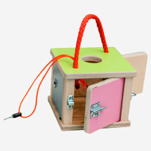 montessori box se zámky