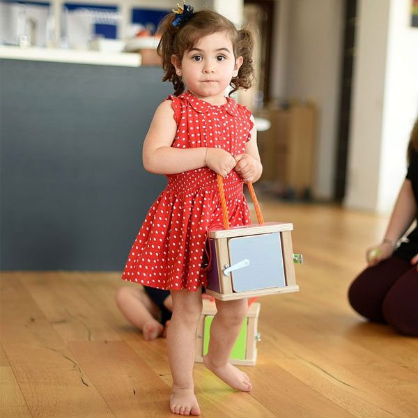 montessori box se zámky