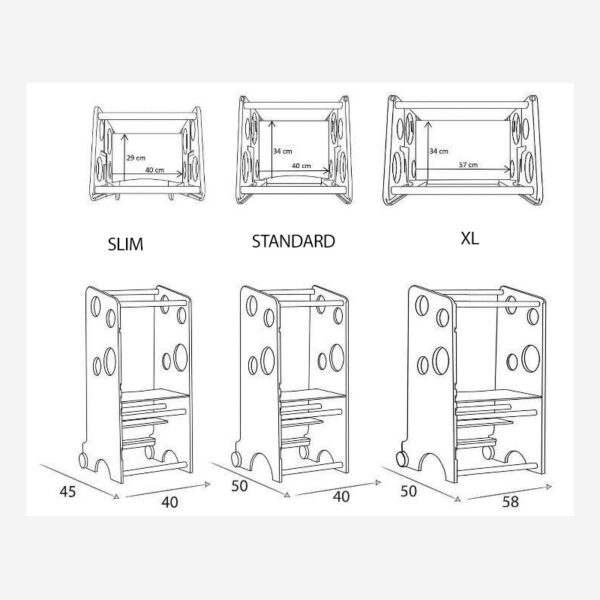 rozměry učící věže