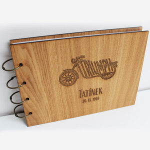 dřevěné fotoalbum na míru